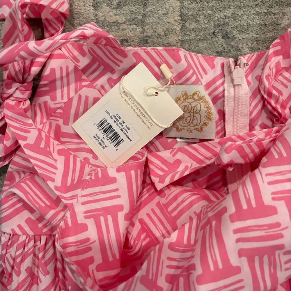 The Beaufort Bonnet Company Pink Patterned Midi Sundress - Picture 2 of 2